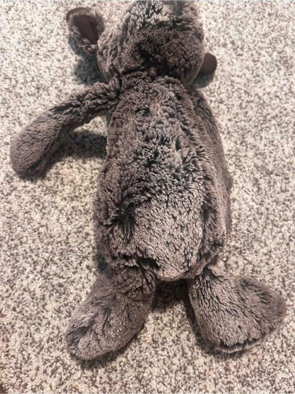 Jellycat London Moose Plush Gray Brown Antlers Woodland Stuffed Animal